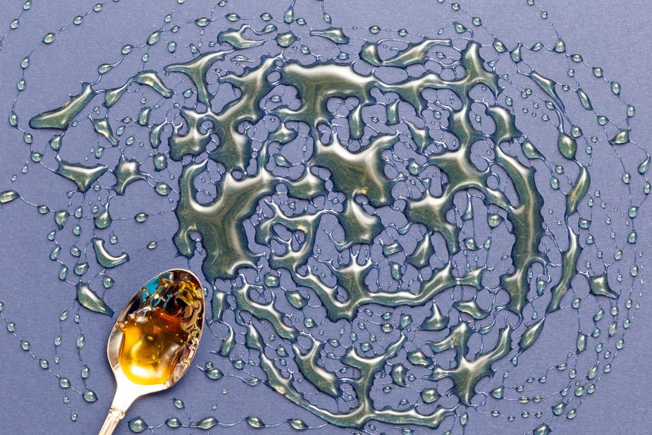 Flu Season 19 golden spoon and metallic liquid 1