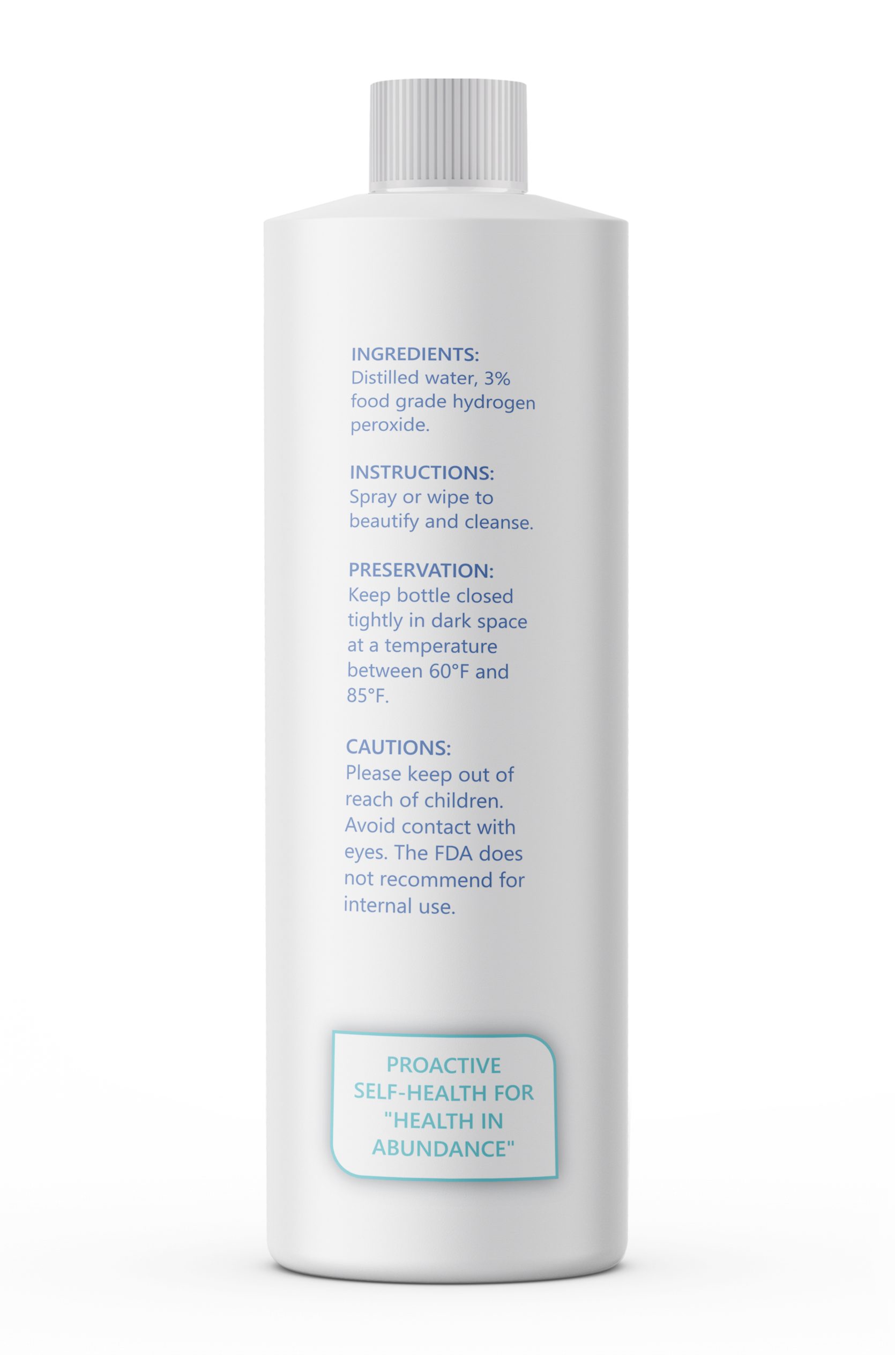 ProH2O2 Food Grade 3% Hydrogen Peroxide by Thrival Labs - A USA-Made Natural Cleaner With No Added Toxic Stabilizers for Medical, Household, and Personal Use 12 ProH2O2 Food Grade 3% Hydrogen Peroxide by Thrival Labs - A USA-Made Natural Cleaner With No Added Toxic Stabilizers for Medical, Household, and Personal Use - Image 12