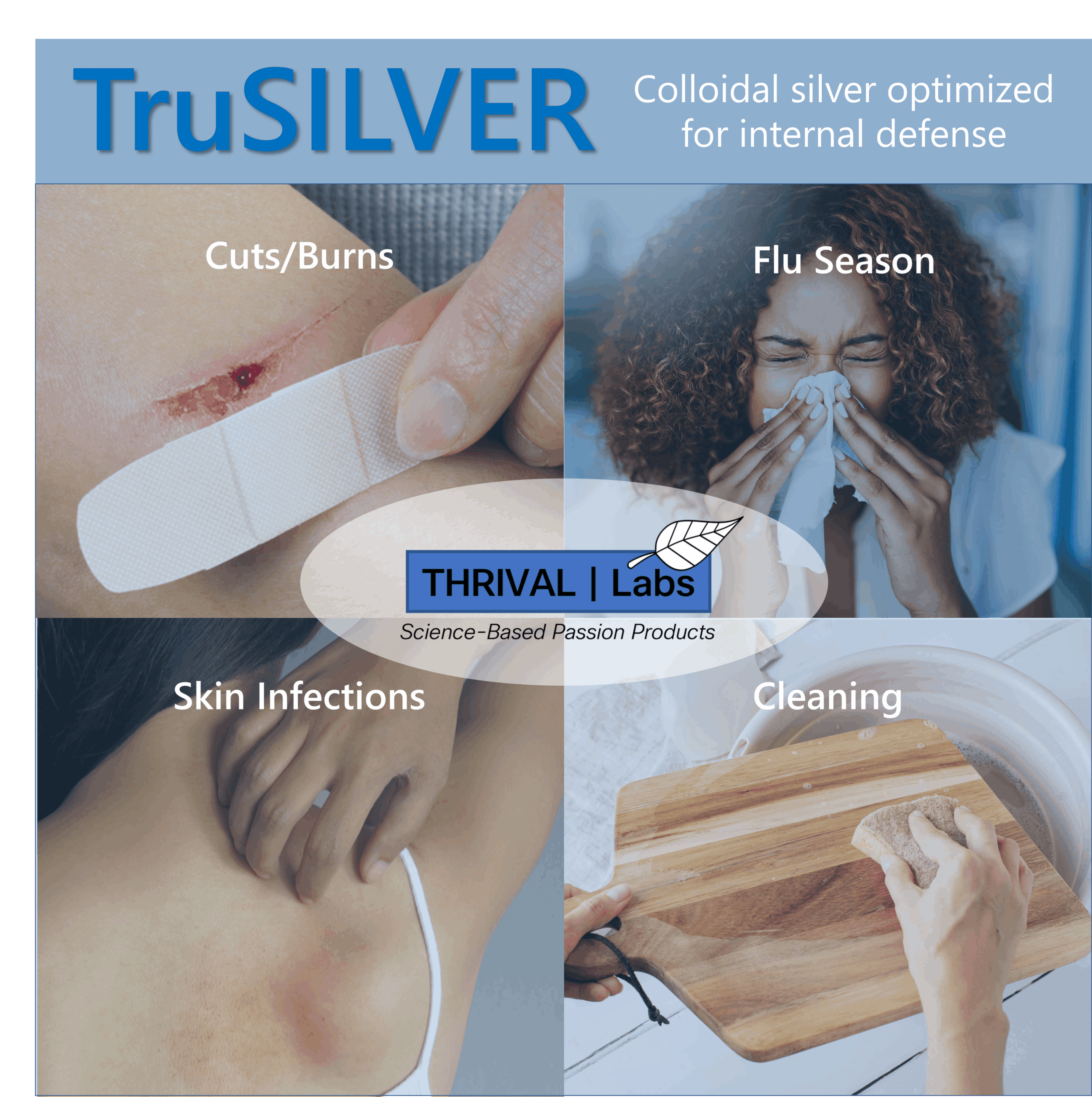TruSILVER 20 PPM True Colloidal Silver Liquid, Optimized Bio-Active Nano-Sized Liquid Silver for Immune Support, Dark Glass Bottle - Thrival Labs 6 TruSILVER 20 PPM True Colloidal Silver Liquid, Optimized Bio-Active Nano-Sized Liquid Silver for Immune Support, Dark Glass Bottle - Thrival Labs - Image 6