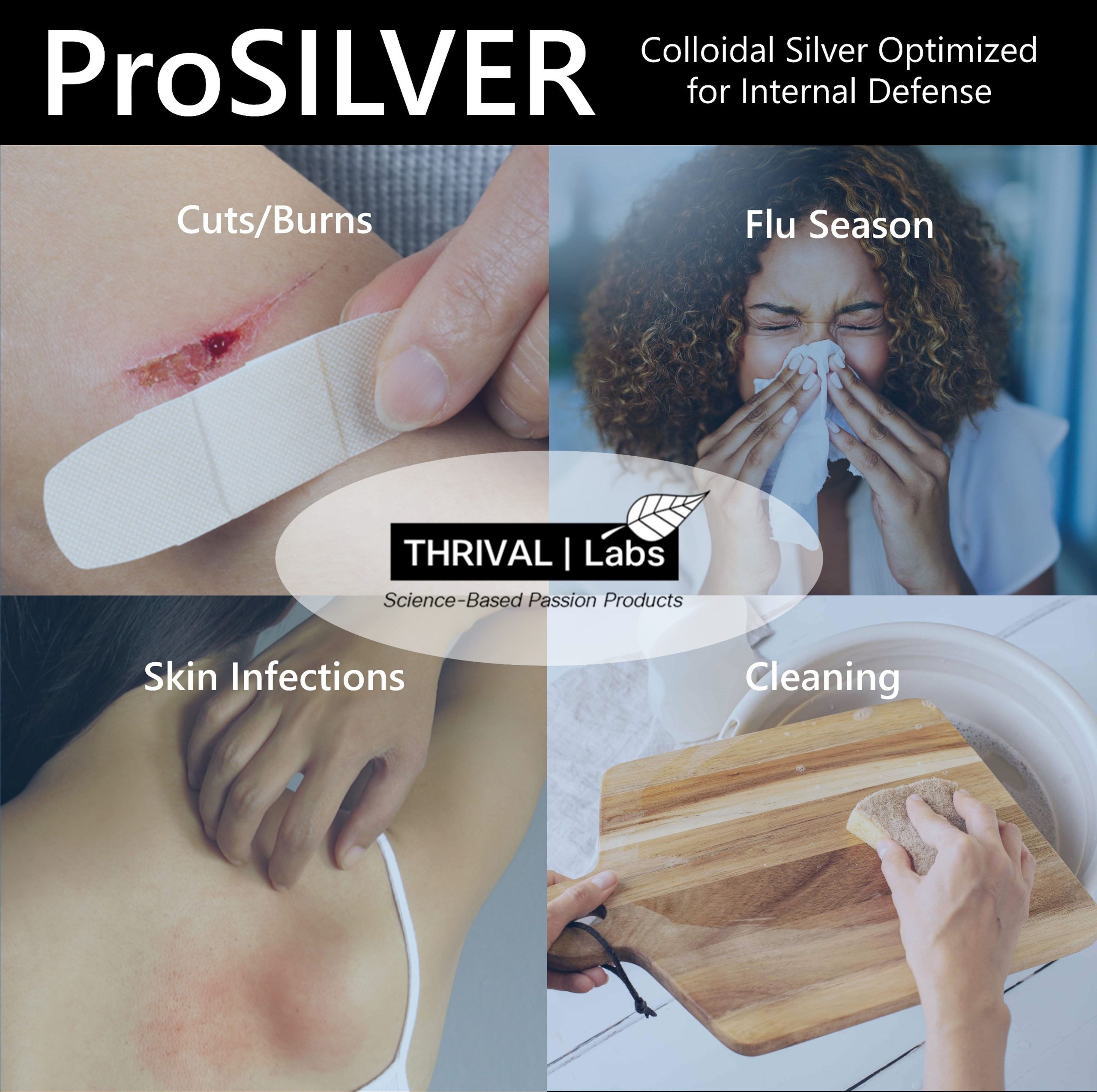 ProSILVER Blue Label 20 PPM Colloidal Silver Liquid, Optimized Bio-Active Nano-Sized Liquid Silver for Internal Immune Support, Dark Glass Bottle - Thrival Labs 8 ProSILVER Blue Label 20 PPM Colloidal Silver Liquid, Optimized Bio-Active Nano-Sized Liquid Silver for Internal Immune Support, Dark Glass Bottle - Thrival Labs - Image 8