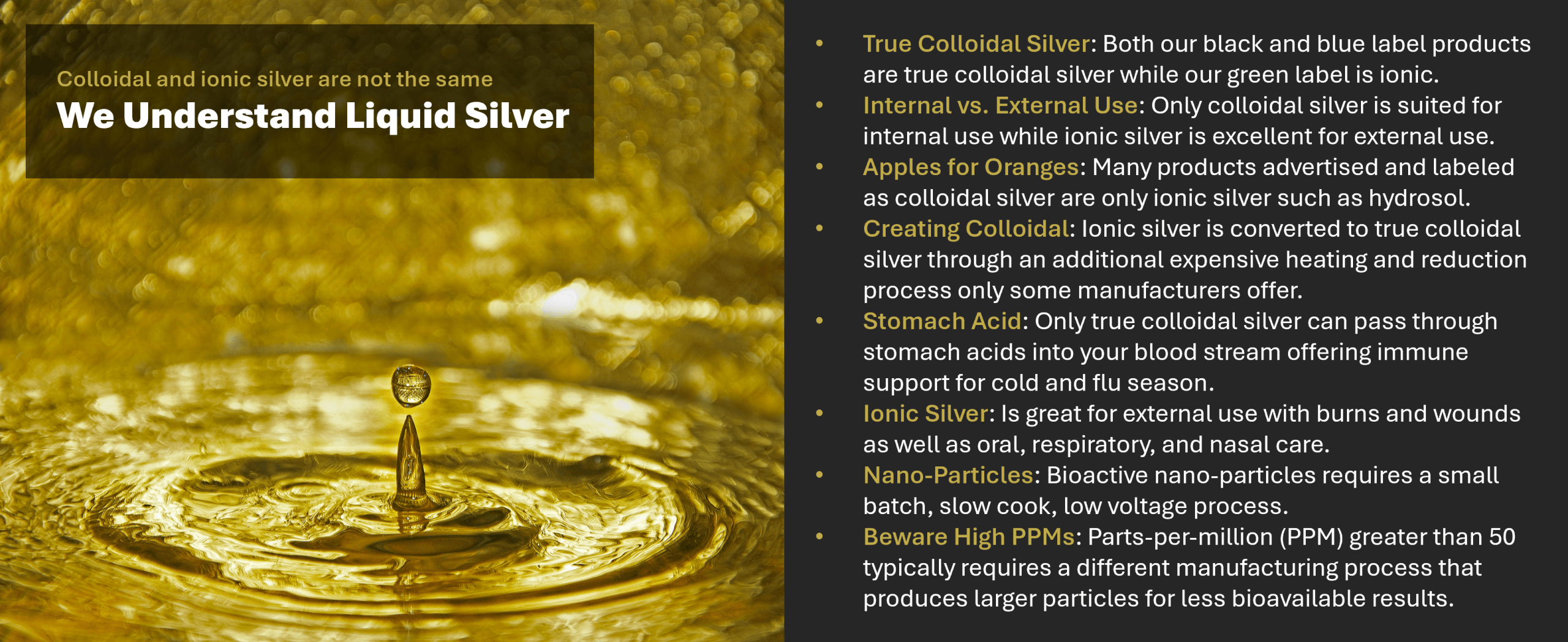 ProSILVER Green Label 20 PPM Ionic Colloidal Silver Liquid, Optimized Bio-Active Nano-Sized Liquid Silver for External Immune Support, Dark Glass Bottle - Thrival Labs 35 Black Understand Mod2 1464x600 1 scaled