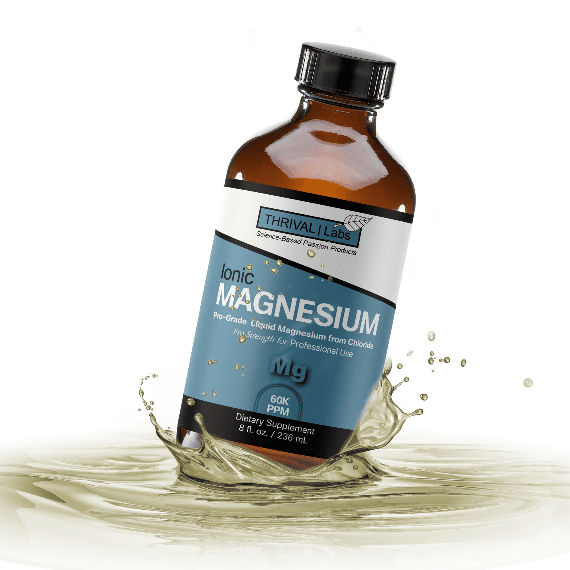 Thrival Labs Liquid Ionic Magnesium Supplement | Professional Strength with Highest & Fastest Absorption - Calm Mood, Sleep, Muscle Cramps & Spasms, Aid Energy & Vitality, Natural Laxative 2 Thrival Labs Liquid Ionic Magnesium Supplement | Professional Strength with Highest & Fastest Absorption - Calm Mood, Sleep, Muscle Cramps & Spasms, Aid Energy & Vitality, Natural Laxative - Image 2