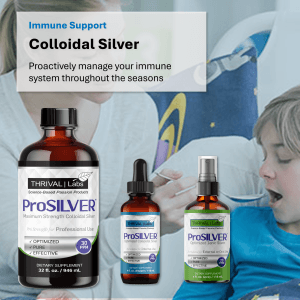 ProSILVER Green Label 20 PPM Ionic Colloidal Silver Liquid, Optimized Bio-Active Nano-Sized Liquid Silver for External Immune Support, Dark Glass Bottle - Thrival Labs 25 Immune Support